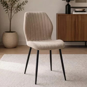 Conway dining chair - set of 2 - stone fabric