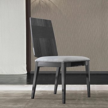 Montecarlo dining chair - set of 2 - grey koto high gloss