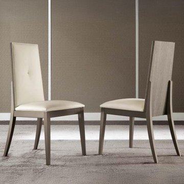 Tivoli dining chair - set of 2 - grey fabric