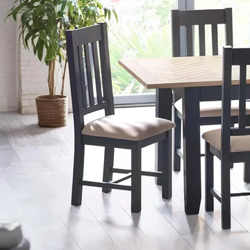 Bordeaux dining chair - set of 2 - grey