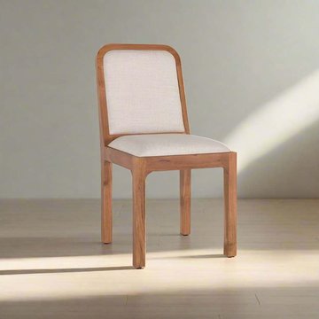 Monza dining chair - set of 2 - natural acacia wood