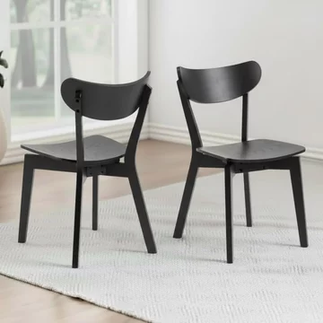 Roxby dining chair - set of 2 - black