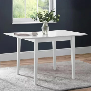 Rufford extending dining table - 2-4 seater - 80cm-120cm - white