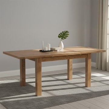 Original extending dining table - 4-8 seater - 132cm-198cm - rustic oak