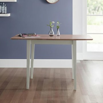 Rufford extending dining table - 2-4 seater - 80cm-120cm - ivory
