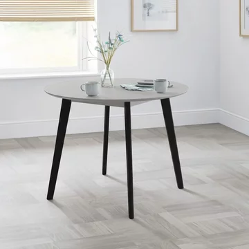 Casa dining table - 100cm - 4 seater - round - grey