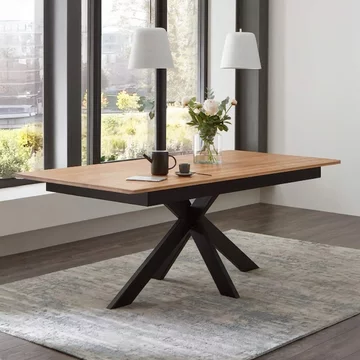 Boston extending dining table - with spider legs - oiled oak - variation available