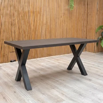 Dallas dining table - grey - 6 seater - 180cm