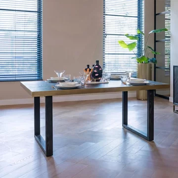 Bloomville shagreen 8 seater dining table - 200cm