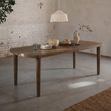 Babel dining table - 240cm - 10 seater - walnut - wooden