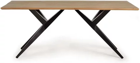 Bergamo dining table - solid acacia wood - 8 seater - sizes available