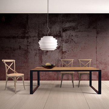 Calabria dining table - solid mango wood - 6 seater - 180cm