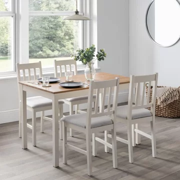Coxmoor dining table - 118cm - 4 seater - ivory
