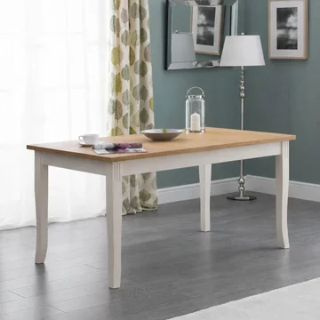 Davenport dining table - 6 seater - 150cm - ivory