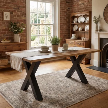 Fargo dining table type t - oak - variation available