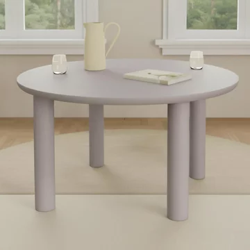 Magee dining table - 4 seater - round - 120cm - grey