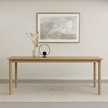 Tobago dining table - 220cm - 8 seater - natural oak