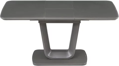 Lazzaro extending dining table - 4-6 seater - 120-160cm - graphite grey matt
