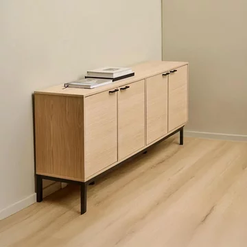Kensington extra large sideboard - 4 door - 180cm - oak