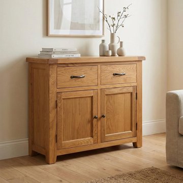 Somer small sideboard - 2 door - oak
