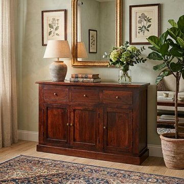 Jaipur sideboard - 3 door 3 drawer - medium - solid mango wood