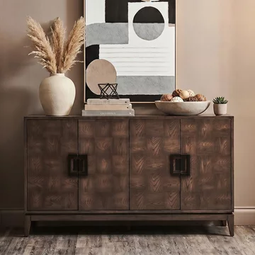 Dimaro sideboard - 4 door - medium - elm wood - 150cm