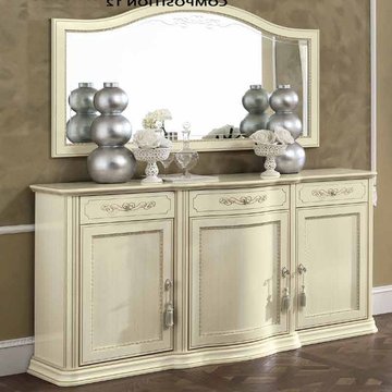 Torriani italian buffet sideboard - large - ivory