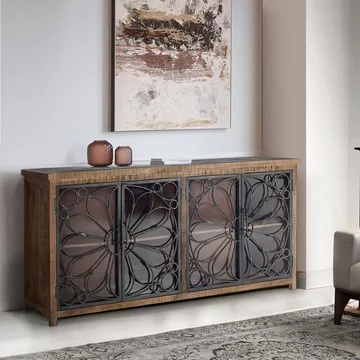 Hopkins sideboard - mango wood - 4 door - extra large - 190cm