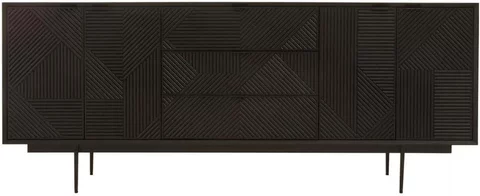 Jakara sideboard - 4 door - extra large - 200cm - black wood