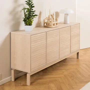 Linley extra large sideboard - 4 door - 180cm - white oak