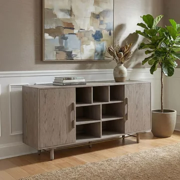 Madrid sideboard - 2 door - large - grey - wooden