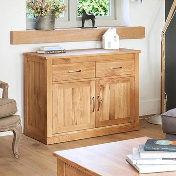 Mobel oak small sideboard - narrow