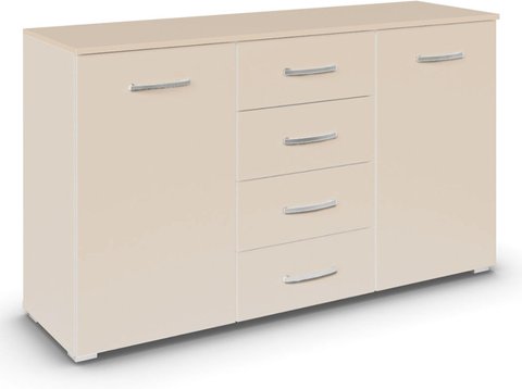 Aditio medium sideboard - 120cm - 2 door - 4 drawer - champagne