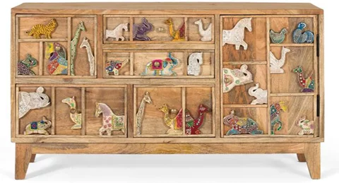 Safari sideboard - mango wood - small - 100cm