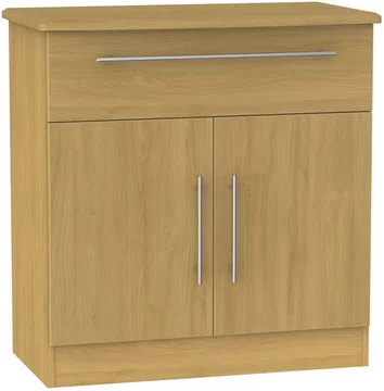 Sherwood compact sideboard - 2 door - oak