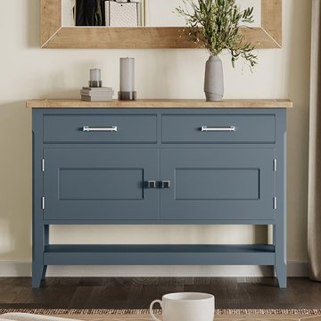 Signature blue sideboard - 120cm - 2 door - small