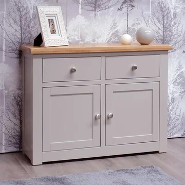 Diamond painted sideboard - 2 door - small - 96cm