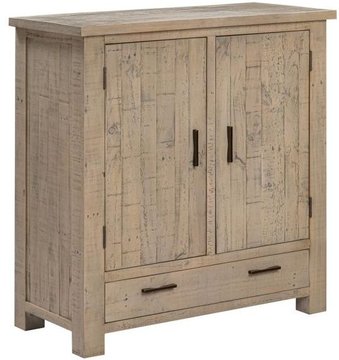 Reclaimed pine sideboard - 2 door - small - 95cm