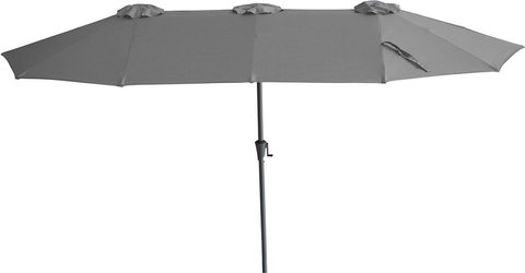 Capri outdoor parasol - 2.2cm x 4cm - charcoal grey