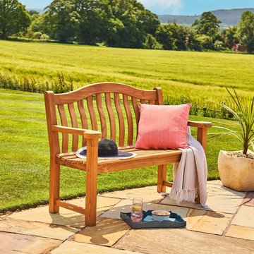 Turnberry garden bench - 4ft - teak wood