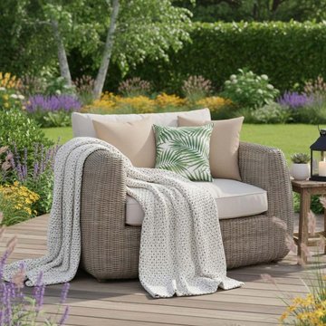 Skala outdoor xl armchair light rattan