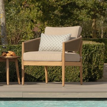 Porto garden lounge chair - sandstone