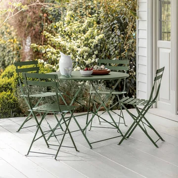 Rive outdoor droite bistro set large thistle green