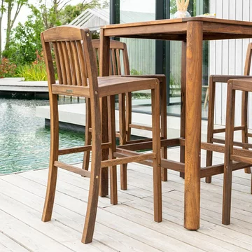 Bolney barstool - garden - acacia wood