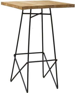 Belfort bar table - teak wood