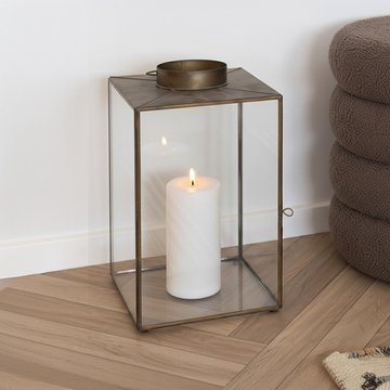 Mohali lantern - antique brass