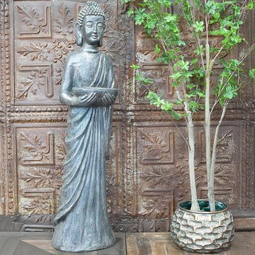 Outdoor statue - buddha - standing - stone