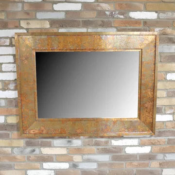 Wall mirror - medium - copper