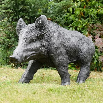 Garden boar statue - large