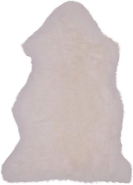 Throw - lambskin - ivory